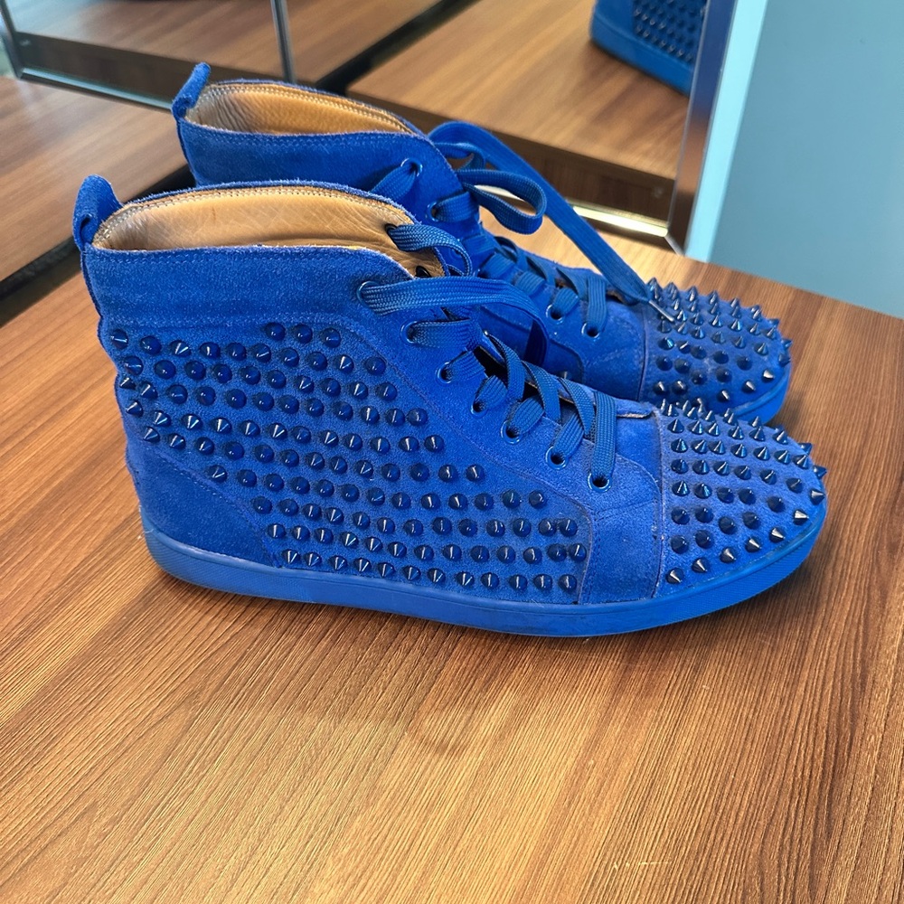 Christian Louboutin Louis Blue spike